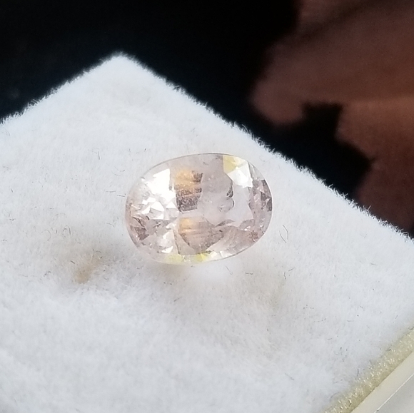 Natural unheated 1.45ct pale pastel pink sapphire from Madagascar - Picture 2 of 16